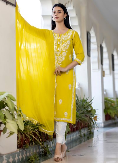 Picturesque Embroidered Salwar Suit