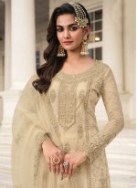 Picturesque Off White Salwar Suit