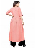 Pink Color Party Wear Kurti