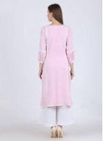 Pink Color Readymade Salwar Suit