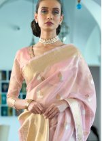 Pink Color Traditional Designer Saree