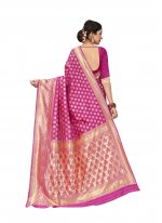 Pink Color Trendy Saree
