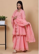 Pink Cotton Readymade Suit