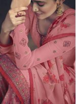 Pink Embroidered Festival Salwar Suit