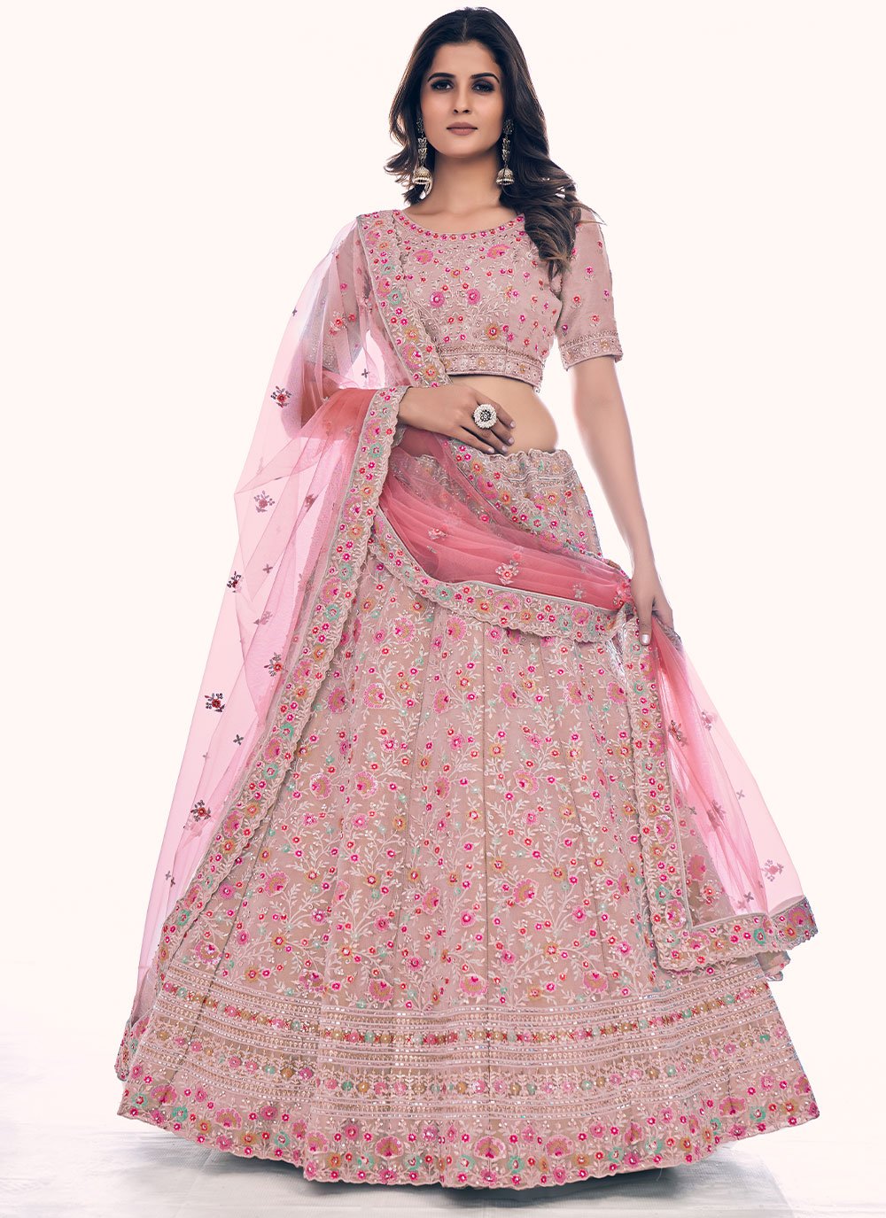 Popular Multi Colour Engagement Lehenga Style Designer Lehenga Choli, Multi  Colour Engagement Lehenga Style Designer Lehengas and Multi Colour Engagement  Lehenga Style Ghagra Chaniya Cholis online shopping