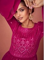 Pink Engagement Readymade Salwar Suit