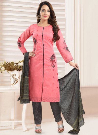 Pink Festival Readymade Salwar Suit