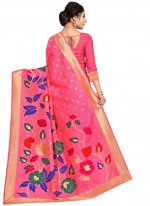 Pink Festival Silk Designer Traditional Saree