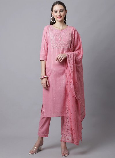 Pink Festival Trendy Salwar Suit