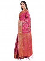 Pink Kanjivaram Silk Classic Designer Saree