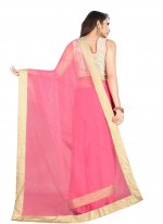 Pink Lace Classic Saree