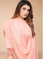 Pink Party Straight Salwar Suit