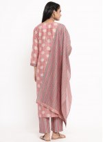 Pink Rayon Festival Readymade Suit