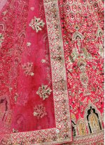 Pink Silk Thread Lehenga Choli