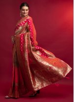 Pink Wedding Silk Classic Saree