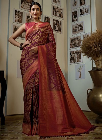 Pleasance Art Silk Woven Designer Traditional Saree