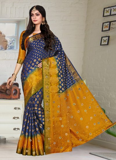 Praiseworthy Embroidered Traditional Saree