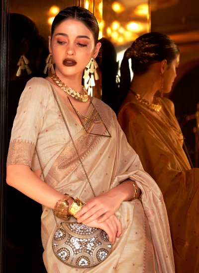 Precious Banarasi Silk Weaving Contemporary Saree