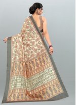 Precious Linen Weaving Multi Colour Casual Saree