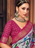 Precious Tussar Silk Weaving Trendy Saree
