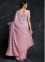 Preferable Pink Trendy Saree