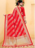 Prepossessing Woven Traditional Designer Saree
