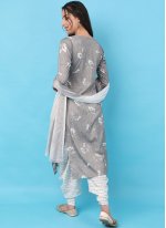 Pretty Grey Readymade Salwar Suit