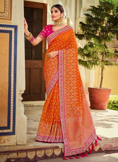 Pretty Weaving Contemporary Saree