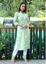 Princely Blended Cotton Pant Style Suit