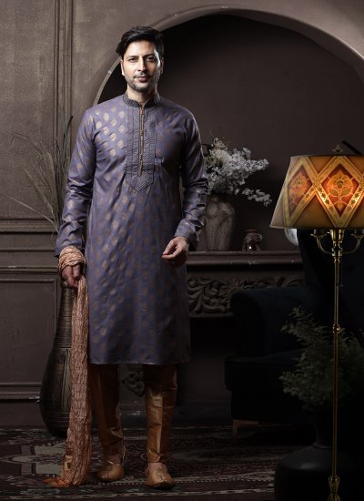 Embroidered Kurta Pajama for Wedding Events Lawrenceville New Jersey NJ USA  Grooms Sherwani for Mens