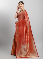 Pristine Banarasi Silk Shaded Saree