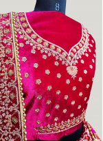 Pristine Resham Pink Trendy Lehenga Choli