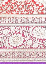 Pristine Woven Red Designer Traditional Saree