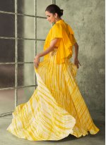 Prodigious Yellow Trendy Lehenga Choli