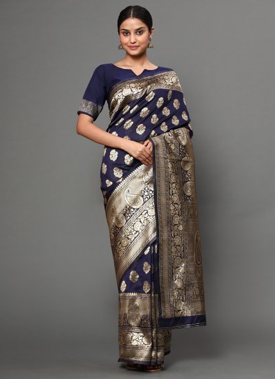 Prominent Banarasi Silk Festival Designer Traditional Saree