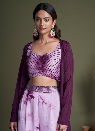 Purple Color Readymade Salwar Suit