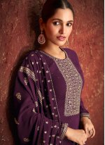 Purple Festival Designer Pakistani Salwar Suit