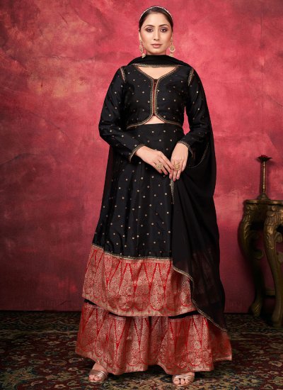 Radiant Art Silk Ceremonial Trendy Salwar Suit