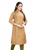 Radiant Embroidered Party Casual Kurti