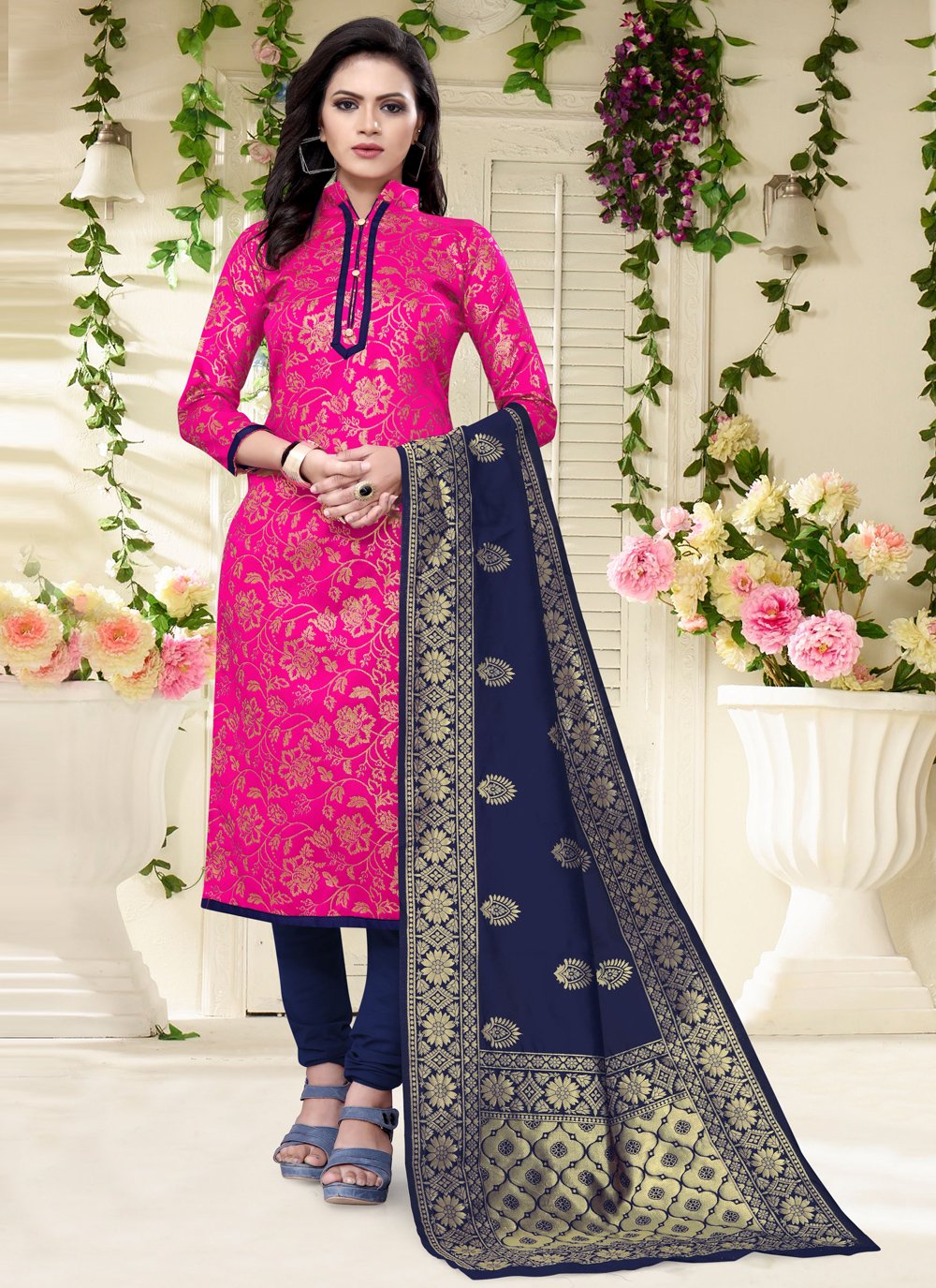 Buy Churidar suits online | Indian churidar suits - Sarees Palace