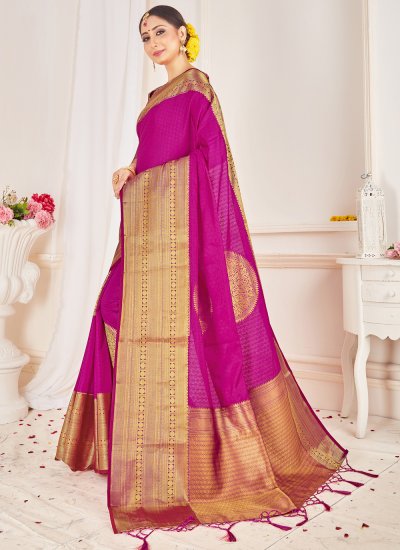 Rani Festival Art Banarasi Silk Designer Traditional Saree