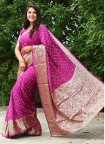 Rani Pure Silk Trendy Saree