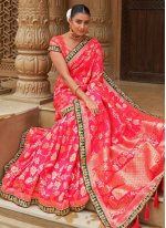 Rani Weaving Reception Trendy Saree
