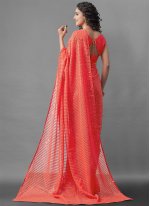Red Sequins Designer Saree