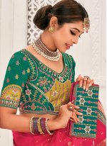 Refreshing Embroidered Contemporary Saree