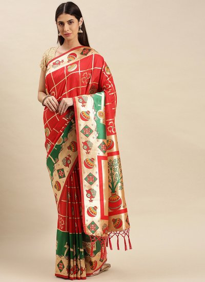 Remarkable Banarasi Silk Traditional Designer Saree