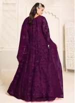Remarkable Embroidered Designer Floor Length Salwar Suit
