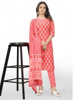 Remarkable Red Party Readymade Salwar Kameez