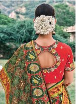 Remarkable Silk Multi Colour Contemporary Saree