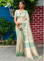 Remarkable Tussar Silk Designer Traditional Saree